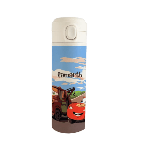 Personalised Stainless Steel Water Bottle - McQueen's Turbo Tumbler Chatterbox Labels