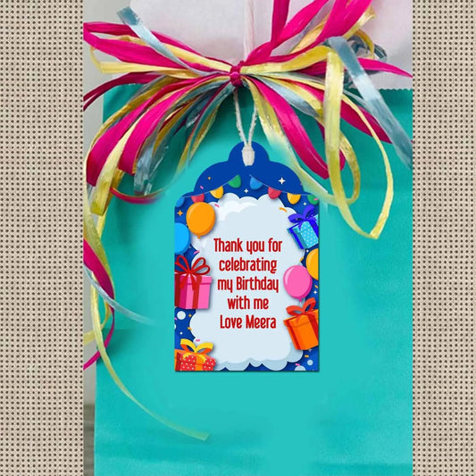 Personalised Thank You Cards - Birthday Flair - Set of 15 - Chatterbox Labels - Thank You Cards