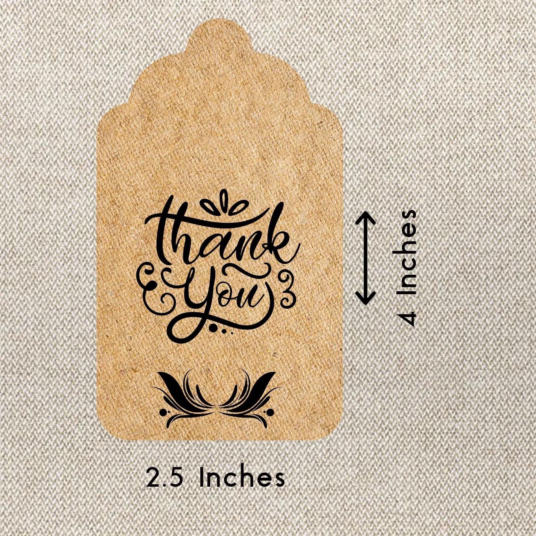 Personalised Thank You Cards - Earthy Appreciation - Set of 15 - Chatterbox Labels - Thank You Cards