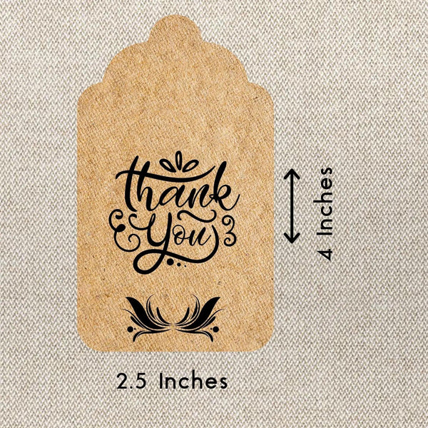 Personalised Thank You Cards - Earthy Appreciation - Set of 15 - Chatterbox Labels