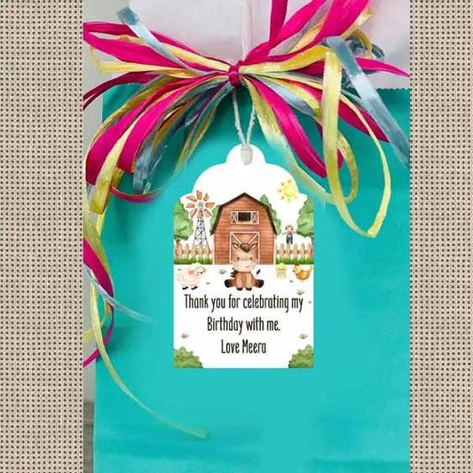 Personalised Thank You Cards - Farm Animals - Set of 15 - Chatterbox Labels - Thank You Cards