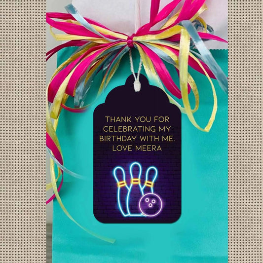 Personalised Thank You Cards - Strikes & Smiles - Set of 15 - Chatterbox Labels - Thank You Cards