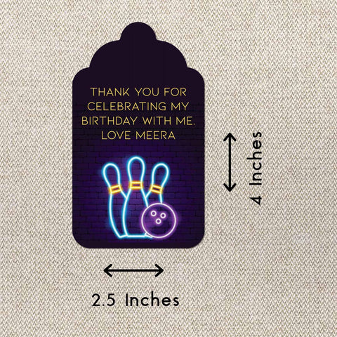 Personalised Thank You Cards - Strikes & Smiles - Set of 15 - Chatterbox Labels