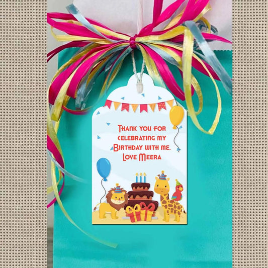 Personalised Thank You Cards - Sweet Safari - Set of 15 - Chatterbox Labels - Thank You Cards