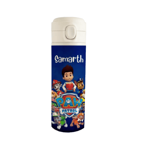 Personalised Water Bottle - Paw Patrol Power Chatterbox Labels