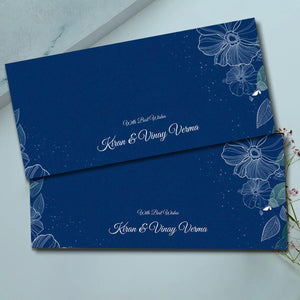 Personalised Money Envelopes - Blue Whisper - Set of 20