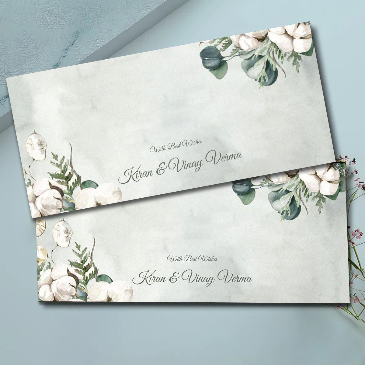 Personalised Money Envelopes - Green Haven - Set of 20