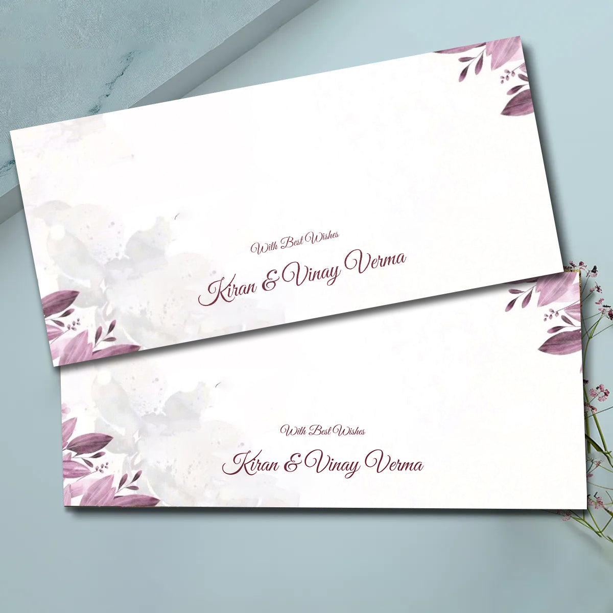 Personalised Money Envelopes - Lilac Mist- Set of 20