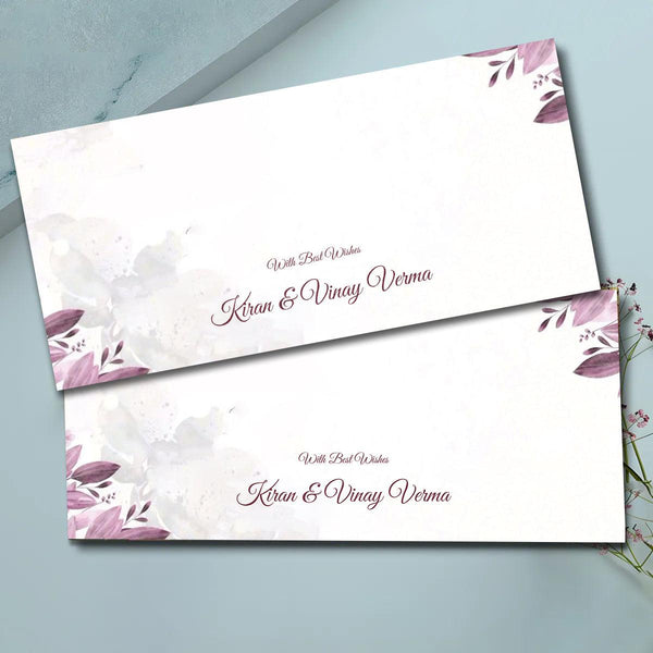 Personalised Money Envelopes - Lilac Mist- Set of 20