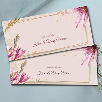 Personalised Money Envelopes - Peach Riviere - Set of 20 - Chatterbox Labels - Envelopes