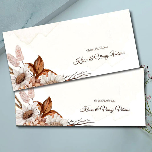 Personalised Money Envelopes - Timeless Grace - Set of 20 - Chatterbox Labels - Envelopes