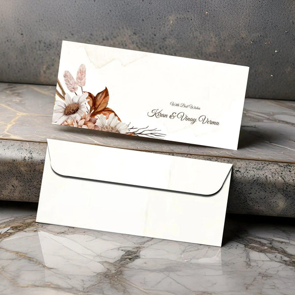 Personalised Money Envelopes - Timeless Grace - Set of 20