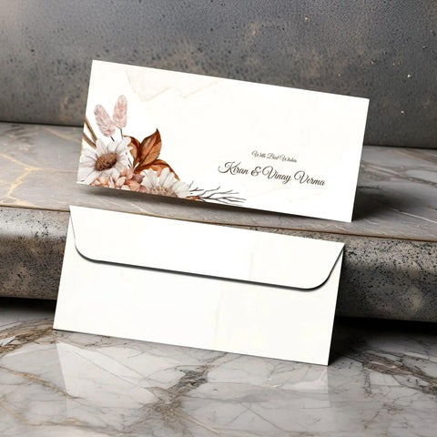 Personalised Money Envelopes - Timeless Grace - Set of 20