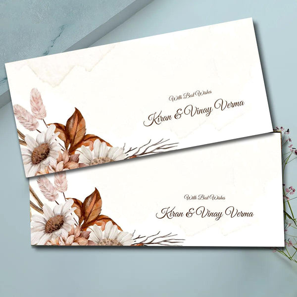 Personalised Money Envelopes - Timeless Grace - Set of 20