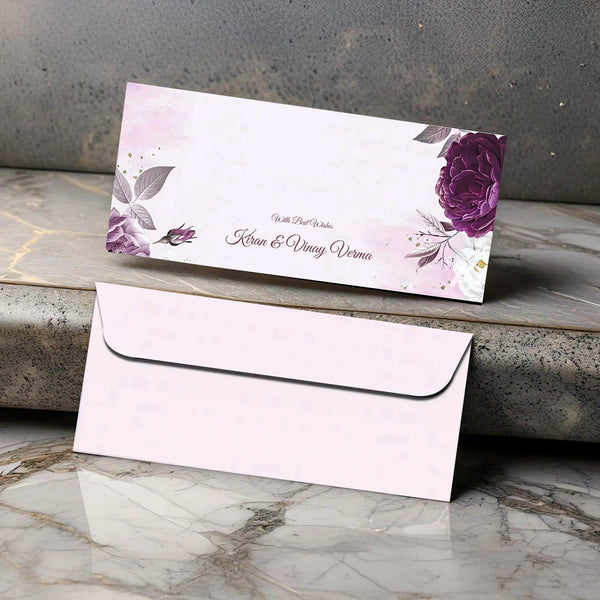 Personalised Money Envelopes - Winter Garden - Set of 20