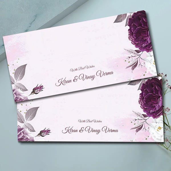 Personalised Money Envelopes - Winter Garden - Set of 20