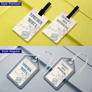 Personalized Luggage Tags Where Next Design - Set of 5 Chatterbox Labels