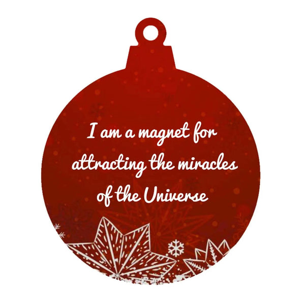 Personalized Manifesting Christmas Ornaments Chatterbox Labels