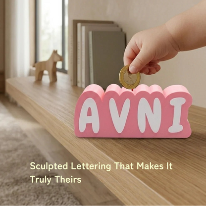 Personalised 3D Printed Piggy Bank with Name - Chatterbox Labels-3D Printed Gifts