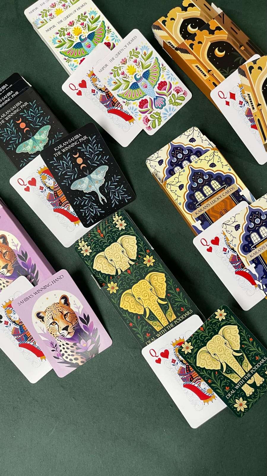 Personalised Playing Cards Deck - Chatterbox Labels - Poker Set