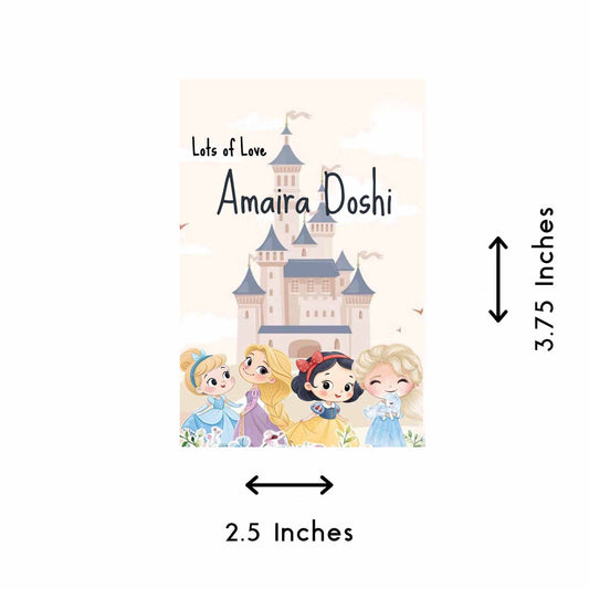 Gift tags / Gift Stickers - Cute Princesses Theme - Chatterbox Labels - Gift Tags