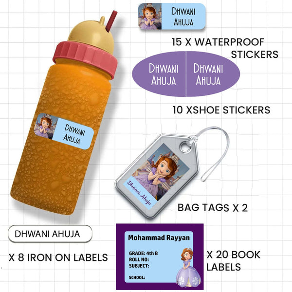 All You Need Pack - Set of 55 pieces - GIRLS & PRINCESSES - Chatterbox Labels - Value Packs