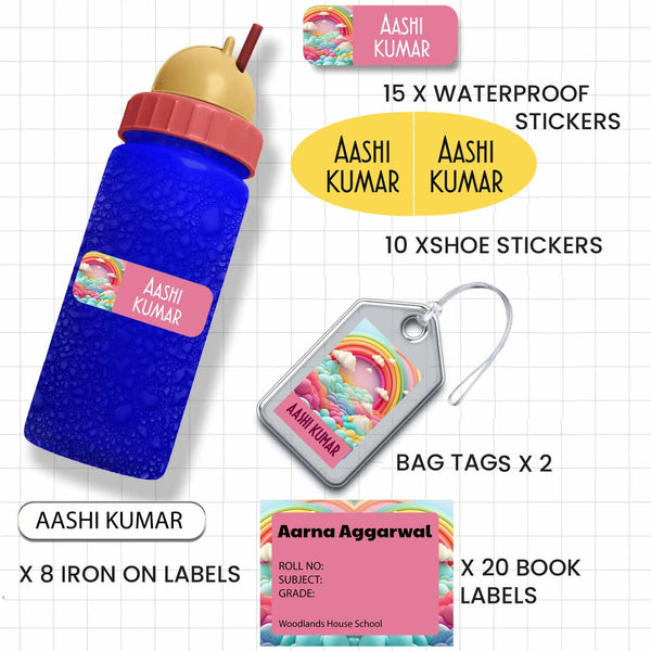All You Need Pack - Set of 55 pieces - GIRLS & PRINCESSES - Chatterbox Labels - Value Packs