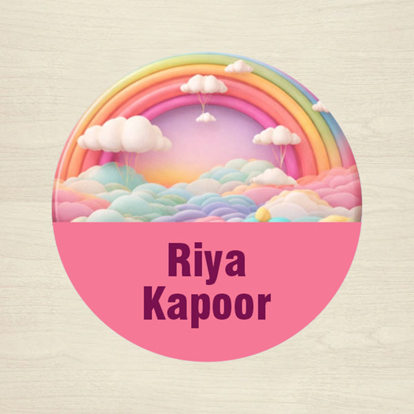 Personalised Waterproof Round Labels & Stickers for Kids - Chatterbox Labels - Design Labels & Stickers