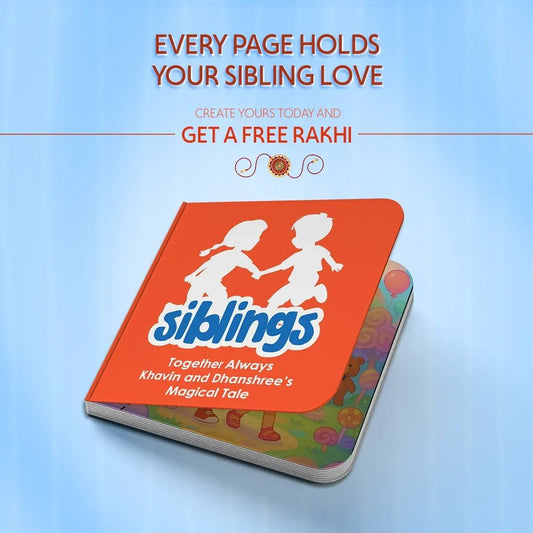 Personalised Storybook for Siblings - Rakhi Special - Chatterbox Labels - Books
