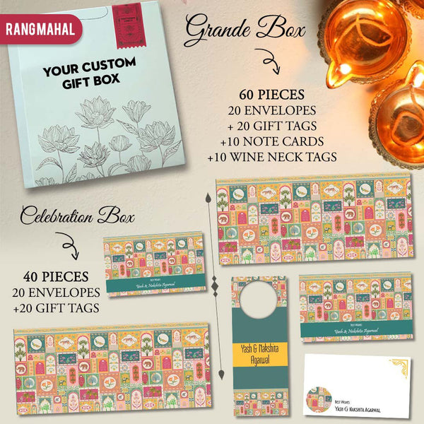 Diwali Gift Stationery Sets - Chatterbox Labels - Gift Tags
