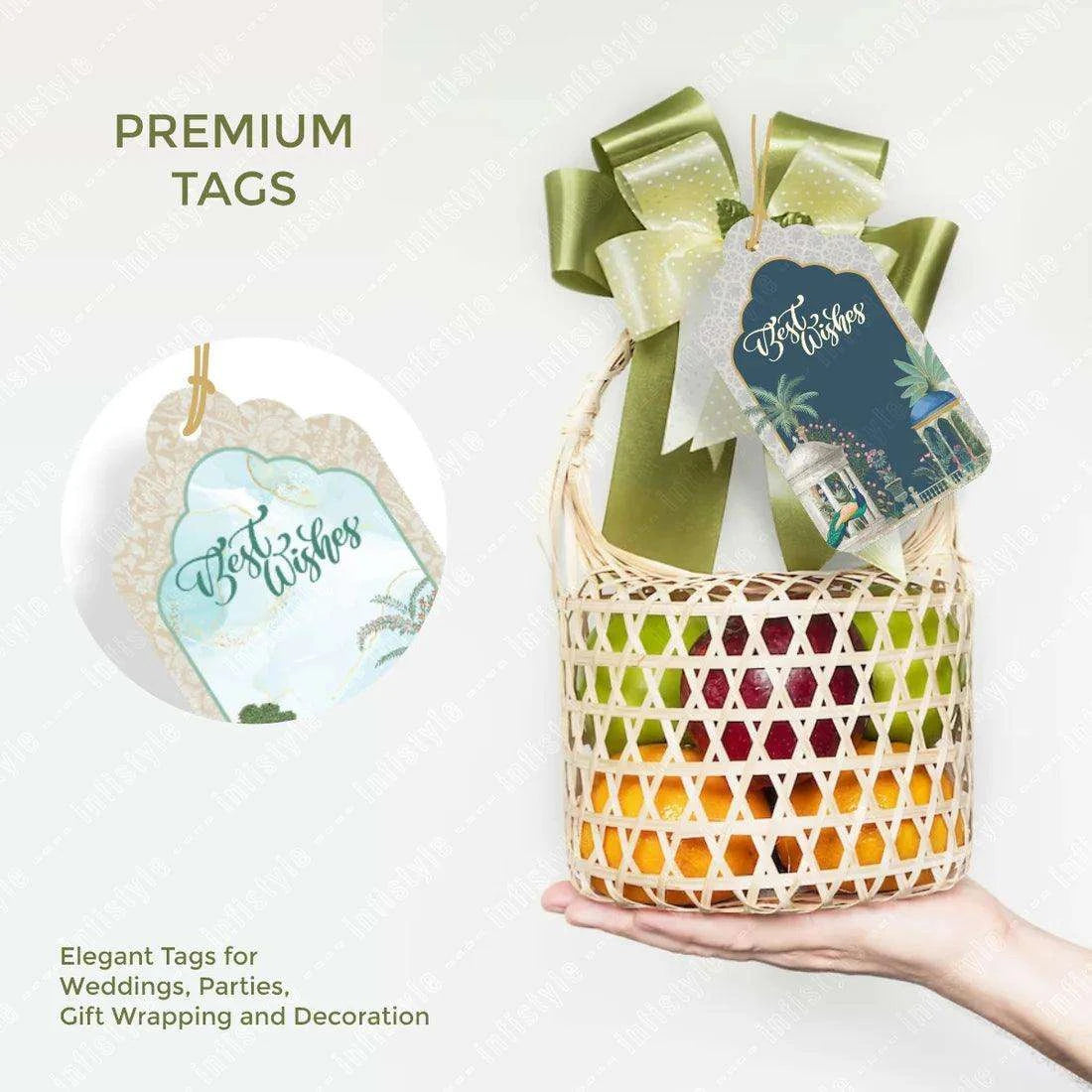 Luxe Personalised Gift Tags - Regal Feathers - Chatterbox Labels - Gift Tags