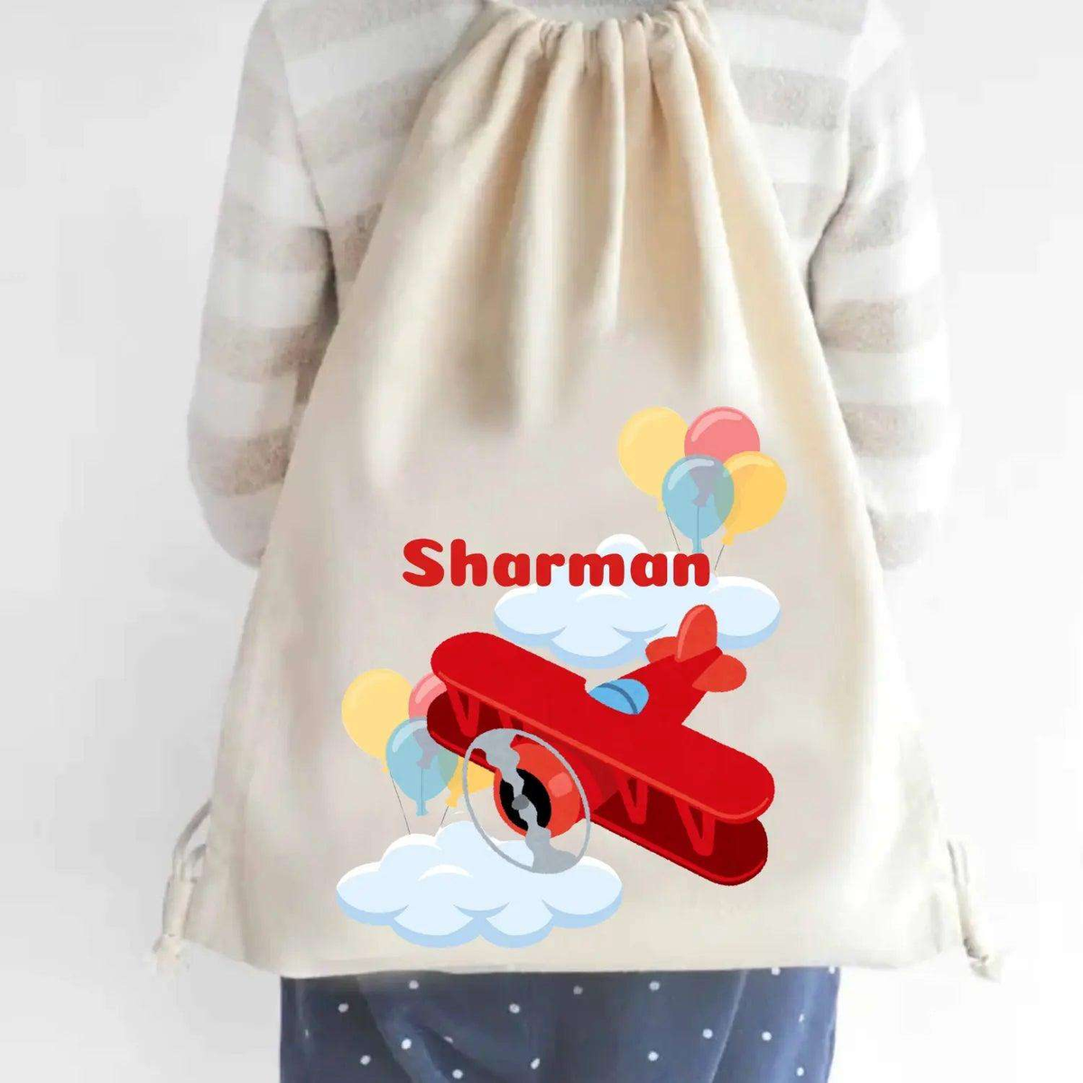 Return Gift - Custom Drawstring Cloth Bags - Chatterbox Labels - Drawstring Bag