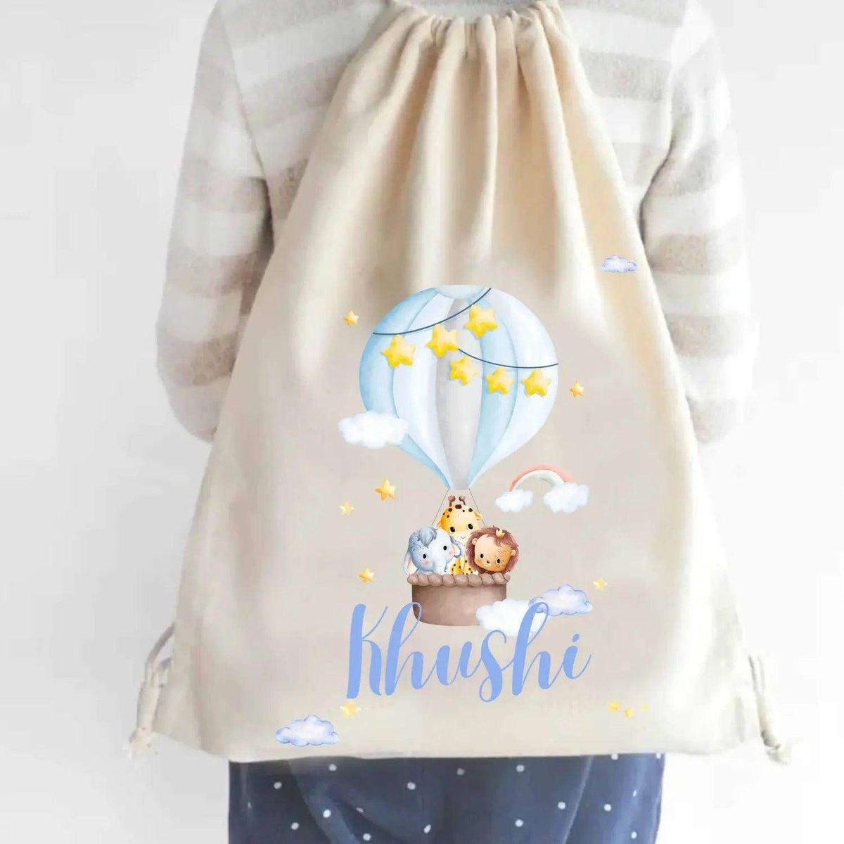 Return Gift - Custom Drawstring Cloth Bags - Chatterbox Labels - Drawstring Bag