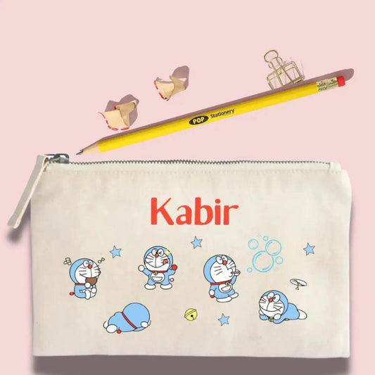 Return Gift - Personalised Pouch and Pencil - Chatterbox Labels - Pouch