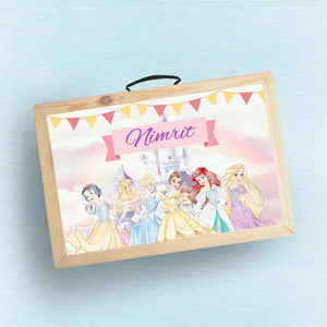 Custom Folding Desk - Enchanted Princess Chatterbox Labels