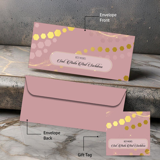 Personalised Money Envelopes - Rose Celebration - Chatterbox Labels-Envelopes