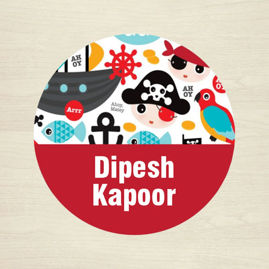 20 Design Round Labels