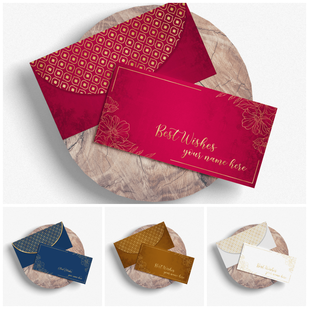 Assorted Wedding Luxe Envelope Set - Royale Design - Chatterbox Labels - Envelopes