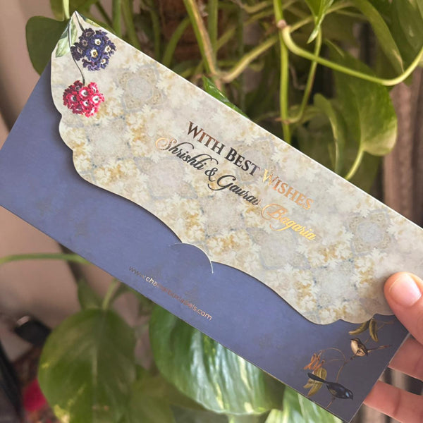 Luxe Money Envelopes - Royal Peacock Garden - Set of 20 - Chatterbox Labels - Luxe Envelopes