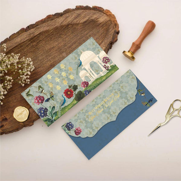 Luxe Money Envelopes - Royal Peacock Garden - Set of 20 - Chatterbox Labels - Luxe Envelopes