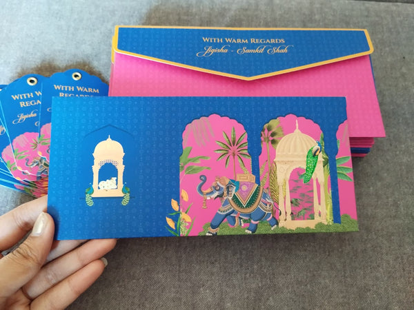 Personalised Money Envelopes - Royal Courtyard - Chatterbox Labels - Envelopes