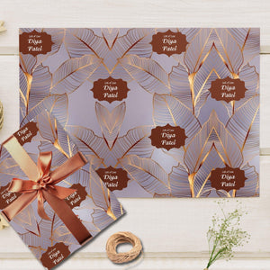 Custom Gift Wrapping Paper - Rustic Radiance Design