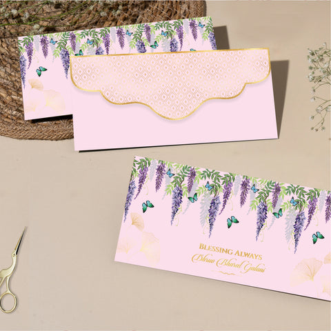 Luxe Gold Foil Money Envelopes - Violet Elegance - Chatterbox Labels - Luxe Envelopes