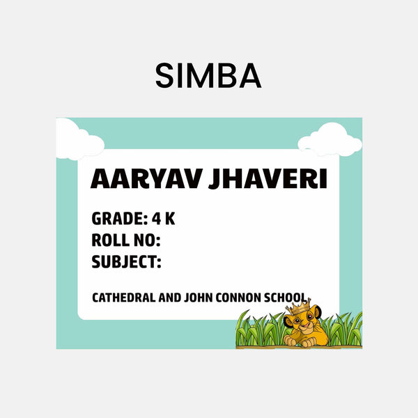 Book Labels & Stickers - ANIMALS & NATURE - Chatterbox Labels - Book Labels