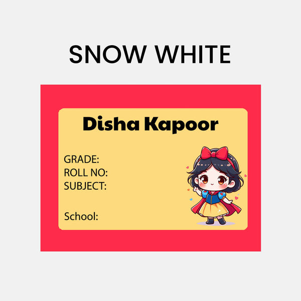 Book Labels & Stickers - GIRLS & PRINCESSES - Chatterbox Labels - Book Labels
