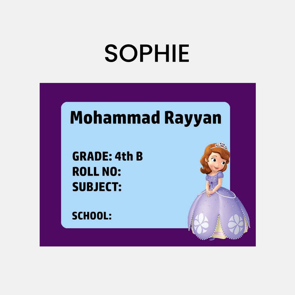 Book Labels & Stickers - GIRLS & PRINCESSES - Chatterbox Labels - Book Labels