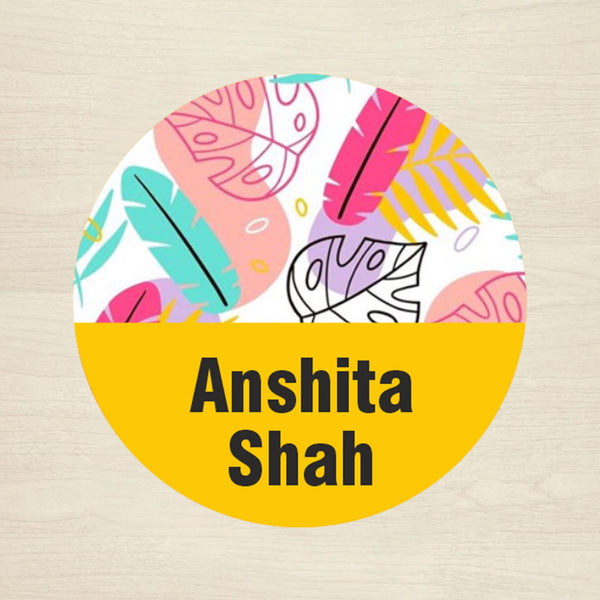 Personalised Waterproof Round Labels & Stickers for Kids - GIRLS & PRINCESSES - Chatterbox Labels - Design Labels & Stickers