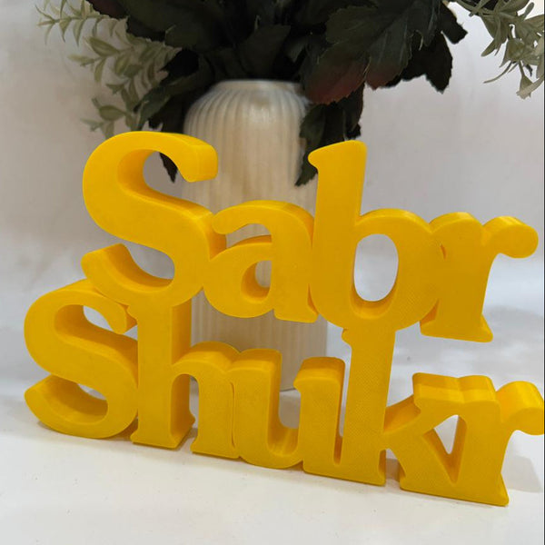 3D Printed Custom Quote Stand