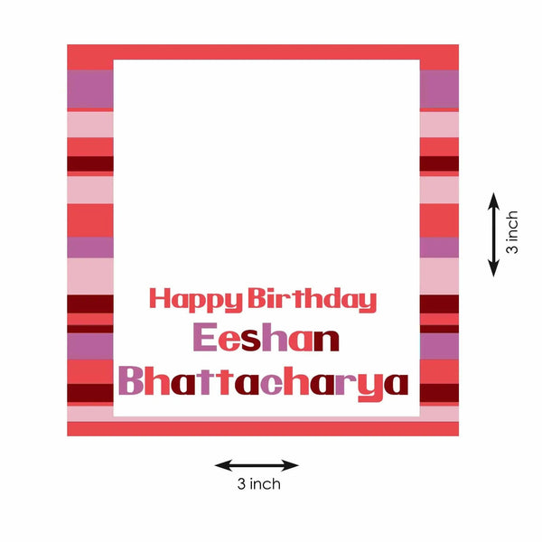 Set of 10 - Color Block Names - Gift tags - Chatterbox Labels
