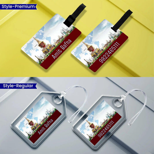 Personalized Luggage Tags - Thailand Design - Chatterbox Labels - Luggage Tags